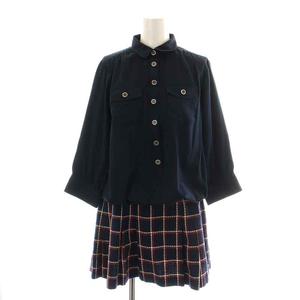 Burberry Blue label y2k シャツプリーツワンピース バーバリーブルーレーベル BURBERRY BLUE LABEL シャツワンピース ひざ