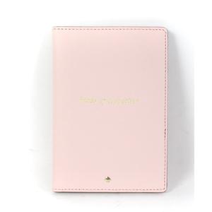 ケイトスペード KATE SPADE カードケース 手帳型 レザー ピンク /DK26 