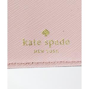 ケイトスペード KATE SPADE カードケース 手帳型 レザー ピンク /DK26 