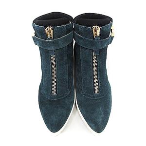 フルラ FURLA スニーカー ハイカット スエード ポインテッドトゥ  