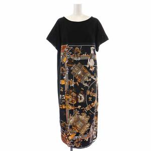 エルメス HERMES ツイルレーヌ カチナ Kachinas ロングワンピース