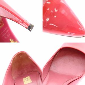 プラダ PRADA パンプス エナメル ポインテッドトゥ ハイヒール 36.5  