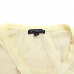 BURBERRY - 【Burberrys】白　リブ　ニットカットソー　三陽商会　サイズM BURBERRY - 【Burberrys】白 リブ ニットカットソー 三陽商会