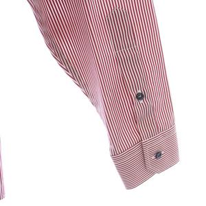 グッチ GUCCI 17年製 Skinny シャツ 長袖 ストライプ柄 ハチ刺繍 白