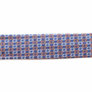 エルメス HERMES ネクタイ レギュラータイ 総柄 絹 シルク 赤 レッド 青 ブルー 659259T /YT ■OH ■MU メンズ