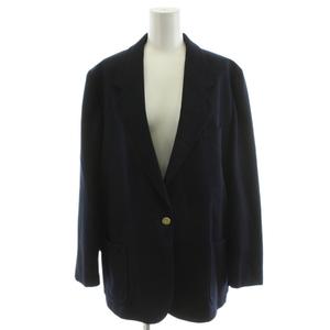 バーバリーズ Burberrys ヴィンテージ テーラードジャケット シングル ウール 紺 ネイビー /AN72 ■MU レディース