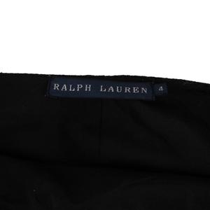 ラルフローレン RALPH LAUREN フレアスカート ロング チェック柄 ウール ナイロン 4 グレー /BM ■BM レディース