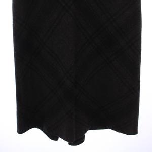 ラルフローレン RALPH LAUREN フレアスカート ロング チェック柄 ウール ナイロン 4 グレー /BM ■BM レディース