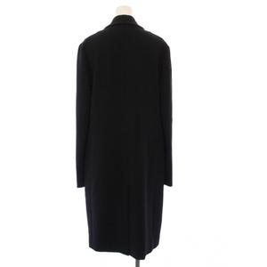 ラルフローレン RALPH LAUREN チェスターコート アウター ロング 比翼ボタン 6 黒 WMBKOTW5X00091 /KH ■BM レディース