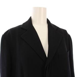 ラルフローレン RALPH LAUREN チェスターコート アウター ロング 比翼ボタン 6 黒 WMBKOTW5X00091 /KH ■BM レディース