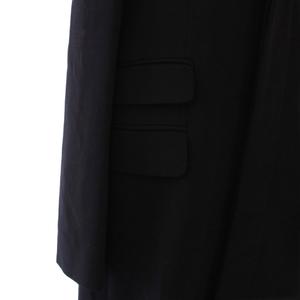 ラルフローレン RALPH LAUREN チェスターコート アウター ロング 比翼ボタン 6 黒 WMBKOTW5X00091 /KH ■BM レディース