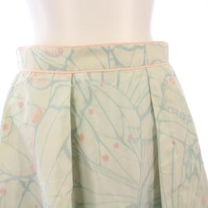 アナイ ANAYI 25SS バタフライプリントタック フレアスカート ロング