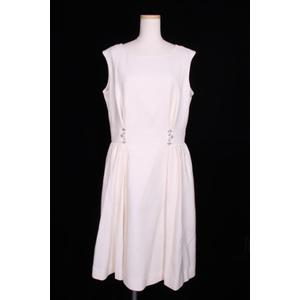 最低価格の ホワ 白 38 パール ビジュー ジャガード ひざ丈 ワンピース Rene ルネ ひざ丈ワンピース Www Stintertrade Com