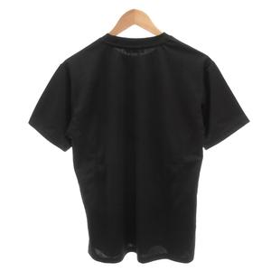 フィラ FILA 美品 Tシャツ M 黒 ブラック 半袖 ラウンドネック ロゴプリント /IL ■ECF003 メンズ
