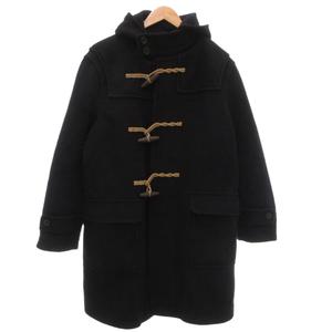 ユニクロ UNIQLO ダッフルコート M 黒 ブラック フード付き トグルボタン 長袖 /NU ■ECF004 メンズ