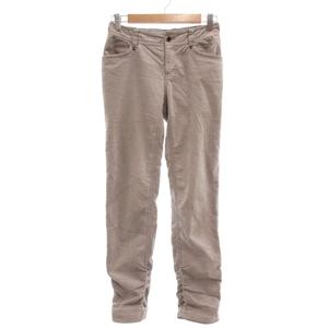 エムケー ミッシェルクラン MK MICHEL KLEIN パンツ 裾シャーリング パイル 36 グレー /SD ■ECF004 レディース