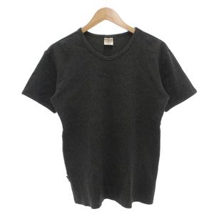 アヴィレックス AVIREX Tシャツ L グレー Vネック 半袖 無地 /BJ ■ECF007 メンズ
