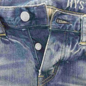 ヒステリックグラマー HYSTERIC GLAMOUR スタッズデニムパンツ ジーンズ スキニー ボタンフライ ストレッチ S インディゴブルー /GV ■GY80 レディース