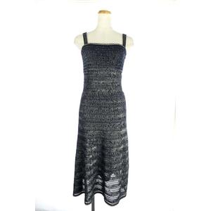 シャネル CHANEL 18SS ワンピース キャミワンピ ロング サマーニット 