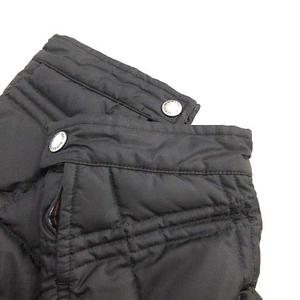 バーバリーブラックレーベル キルティング Wジップ ドライバーズニット 黒 バーバリーブラックレーベル BURBERRY BLACK LABEL ダウン