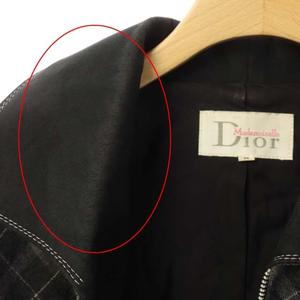 美品　マドモアゼル クリスチャンディオール　長袖ワンピース　ドッキング マドモアゼルディオール Mademoiselle Dior ヴィンテージ