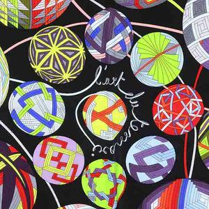 HERMES カレ90 L'art du temari 手毬の宇宙 HERMES カレ90 L'art du temari 手毬の宇宙