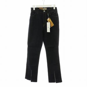 未使用品 ヤヌーク YANUK コエル COEL スリットデニムパンツ コラボ 