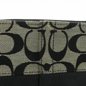 コーチ COACH ポーチ 小物入れ キャンバス レザー リストレット