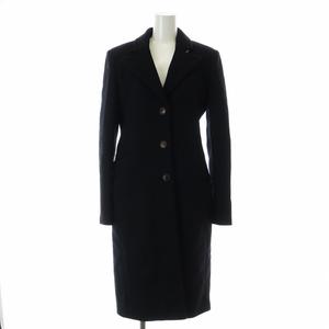 バレンシアガ BALENCIAGA チェスター コート ロング ウール シルバー  