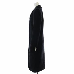 バレンシアガ BALENCIAGA チェスター コート ロング ウール シルバー 