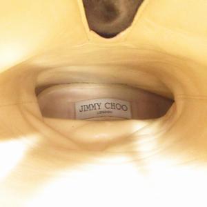 ジミーチュウ JIMMY CHOO ロングブーツ シューズ サイドジップ スエード 36.5 23.5cm グレー /HO ■GY19 レディース