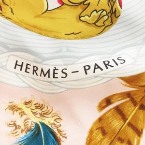 エルメス HERMES COUVEE D'HERMES エルメスの雛たち カレ90 スカーフ スクエア シルク 絹 たまご 雛 ピンク /CK33 ■GY19 レディース