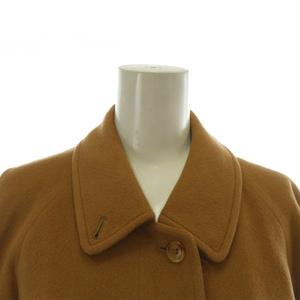 ほぼ未使用✨　バーバリー　ウールコート　ステンカラー　38 ブラウン q9627-2.jpg