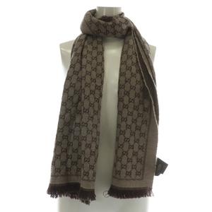 グッチ GUCCI 大判 ストール ショール マフラー ウール GG柄 総