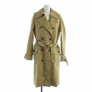 マッキントッシュ MACKINTOSH トレンチコート 長袖 ロゴ ロング 総裏地 34 XS ベージュ ■GY19 /MQ レディース