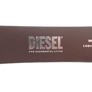 未使用品 ディーゼル DIESEL タグ付き ベルト レザー 黒