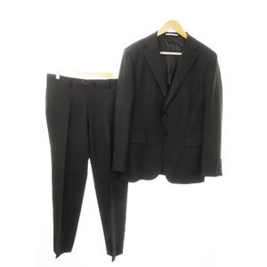 パーフェクトスーツファクトリー　スーツセットアップ　ブラック　Mサイズ 上下洗える⁄高通気WEB限定スーツ 4WAYストレッチ ストライプ