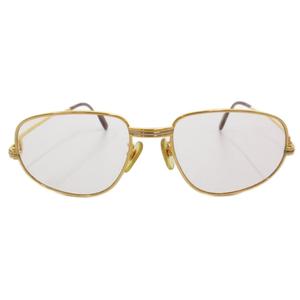 カルティエ Cartier ヴィンテージ トリニティ メガネ 眼鏡 メタルフレーム フルリム 54□18 ゴールドカラー 金色 /UO ■GY19 メンズ レディース