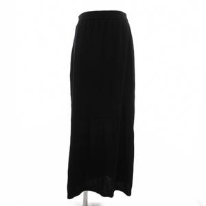 チノ CINOH 25SS ニットスカート タイト マキシ ロング 38 黒 ブラック /JS ■GY19 レディース