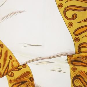 モスキーノ MOSCHINO スカーフ シルク 絹 スクエア 大判 ロゴ スカーフ