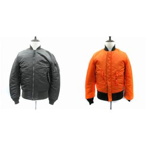 アルファ ALPHA 90s ヴィンテージ MA-1 フライトジャケット リバーシブル M カーキ オレンジ MIL-J-82790J /SM7 ■GY0 メンズ