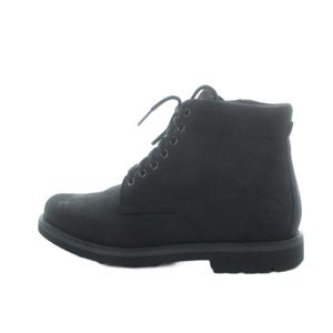 ティンバーランド Timberland TB1A44ZN015 Alden Brook Mid Zip Up Waterproof Boot ショートブーツ ロゴ スエード 27cm 黒 ブラック ■GY18 /MQ メンズ