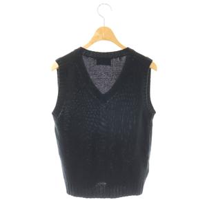 プラダ PRADA 19aw ベスト ニット カシミヤ混 38 ブラック /ES ■GY19 レディース
