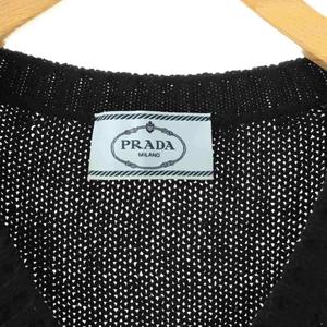 プラダ PRADA 19aw ベスト ニット カシミヤ混 38 ブラック /ES ■GY19 レディース