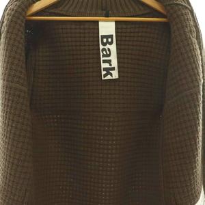 バーク Bark ダッフルコート ニット ウール S 茶 ■GY19 /SY ■OS レディース