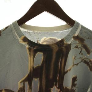 プラダ PRADA 04AW Roman Ruins Tシャツ カットソー マルチカラー 長袖 総柄 ETT0402 /GG ■GY03 レディース
