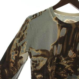 プラダ PRADA 04AW Roman Ruins Tシャツ カットソー マルチカラー 長袖 総柄 ETT0402 /GG ■GY03 レディース