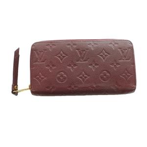 ルイヴィトン LOUIS VUITTON モノグラム アンプラントジッピー ウォレット 長財布 ラウンドファスナー レザー ボルドー M60549 /SS ■OS ■OH ■GY35 レディース