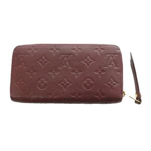 ルイヴィトン LOUIS VUITTON モノグラム アンプラントジッピー ウォレット 長財布 ラウンドファスナー レザー ボルドー M60549 /SS ■OS ■OH ■GY35 レディース