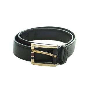 グッチ GUCCI ベルト レザー 80/32 黒 167058・0959 /MI ■OH ■GY12 メンズ